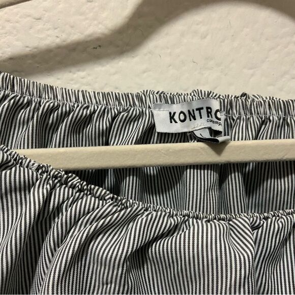 KONTROL Polyester Blouse with Bell-Type Sleeves size L - Picture 7 of 11